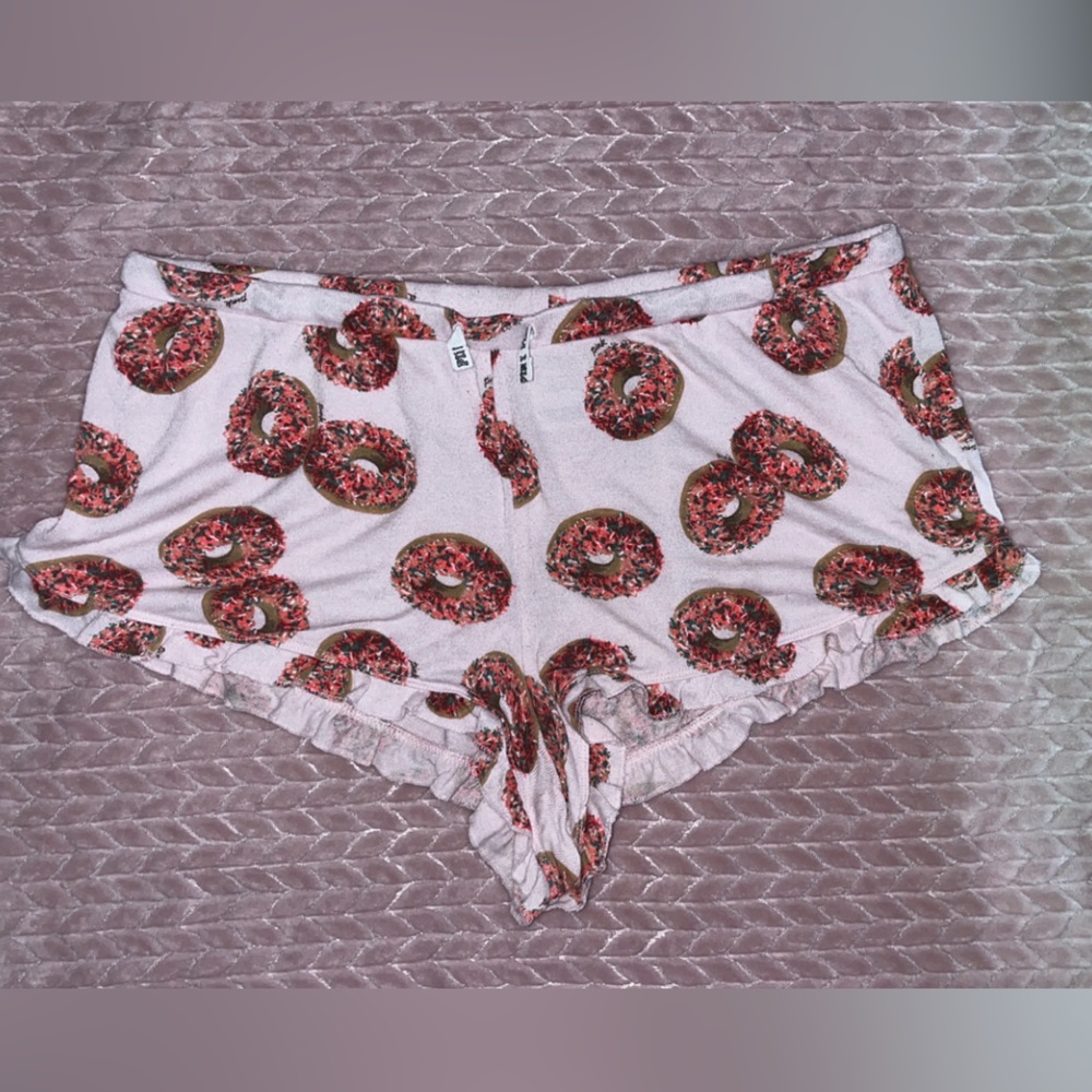 PINK donut sleep shorts